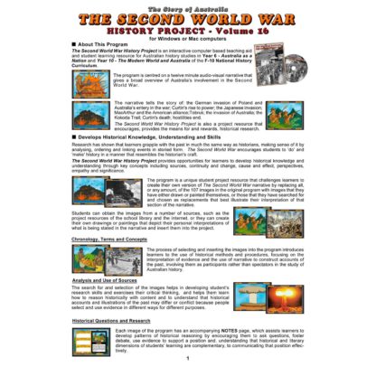 The Second World War: About this Program